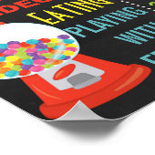 Kandyland Birthday Party chalkboard Poster (Hoek)