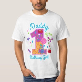 Kandyland Papa van de eerste vogellolly T-shirt