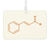 Kaneel Cinnamaldehyde Moleculaire Chemische Formul Luchtverfrisser (Achterkant)