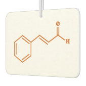 Kaneel Cinnamaldehyde Moleculaire Chemische Formul Luchtverfrisser (Links)