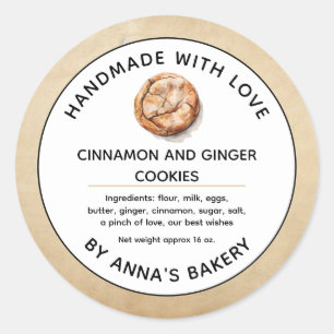 Kaneel en Ginger Cookies Label