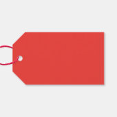 Kaneel en Sinaasappels Kerstgunst Cadeaulabel (Achterkant Horizontaal)