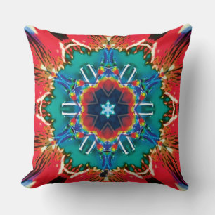 Kaneel Kaleidoscoop Kussen