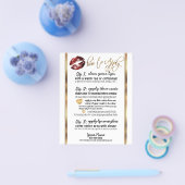 Kaneel Rode Glitter Lip Instructies 2 Flyer (Enkel)