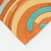 Kaneel rol Mozaïek Kleurrijk Gepersonaliseerd Patr Fleece Deken (Hoek)