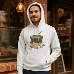 Kaneel Roll Baking Ingrediënten Gezellige Keuken Hoodie