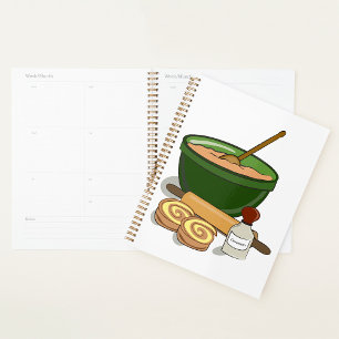 Kaneel Roll Baking Ingrediënten Gezellige Keuken Planner