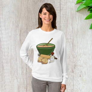 Kaneel Roll Baking Ingrediënten Gezellige Keuken T-shirt