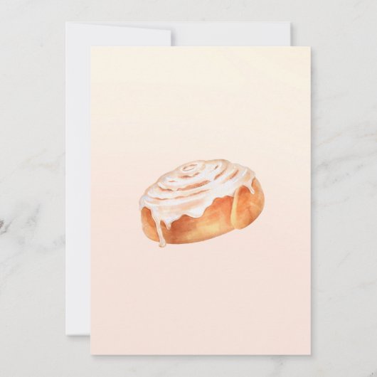 Kaneel Roll Douche Uitnodiging (Achterkant)