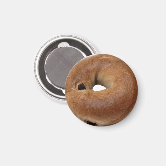 Kaneel Rozijnen Bagel Magnet Magneet (Voorkant / Achterkant)