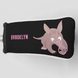 Kaneelaarvark cartoon golfheadcover