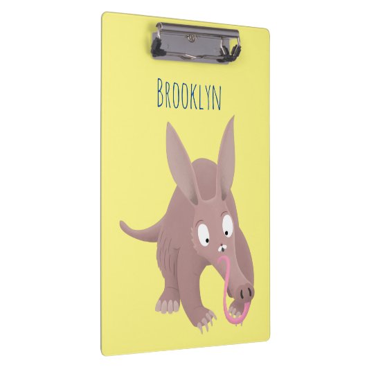 Kaneelaarvark cartoon klembord (Rechts)