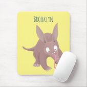 Kaneelaarvark cartoon muismat (Met muis)