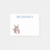 Kaneelaarvark cartoon post-it® notes (Voorkant)