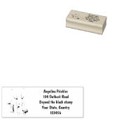 Kaneelaarvark cartoon rubberstempel (Gestempeld)