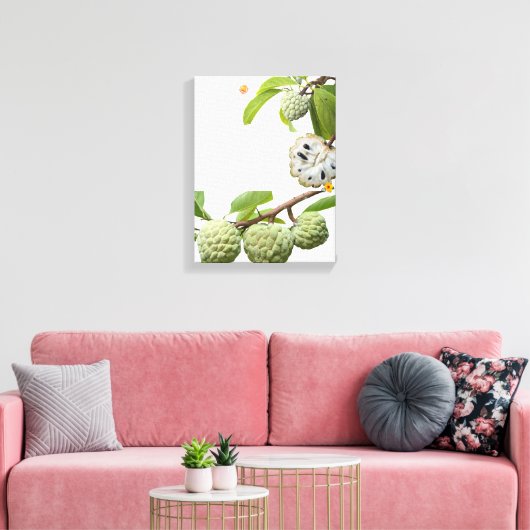 Kaneelappel - canvas afdruk (Insitu (Woonkamer))