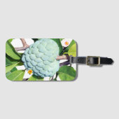 Kaneelappel en kaartspelen bagagelabel (Voorkant (horizontaal))