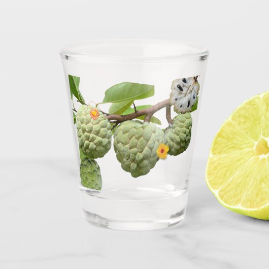 Kaneelappel - Glas naar shot (Voorkant)