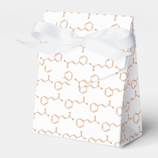 kaneelkaneelaldehyde Moleculaire chemische formule Bedankdoosjes (Voorkant Zijde)