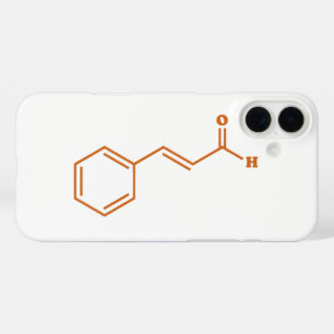 kaneelkaneelaldehyde Moleculaire chemische formule iPhone 16 Plus Hoesje