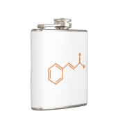 kaneelkaneelaldehyde Moleculaire chemische formule Heupfles (Rechts)