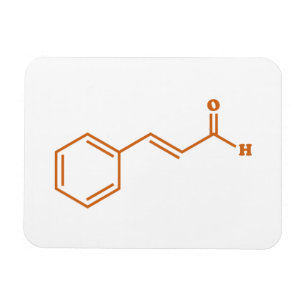 kaneelkaneelaldehyde Moleculaire chemische formule Magneet