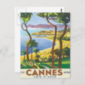 kanen Cote D'azur Briefkaart (Voorkant / Achterkant)