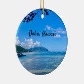 Kaneohe Bay, Oahu Keramisch Ornament (Rechts)