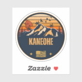 Kaneohe, Hawaï Sticker (Vel)
