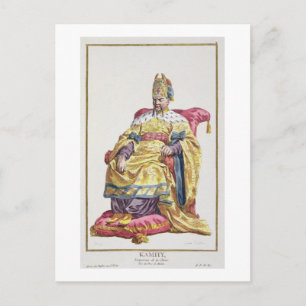 Kang Tsi (1662-1722) Manchu Emperor of China uit Briefkaart