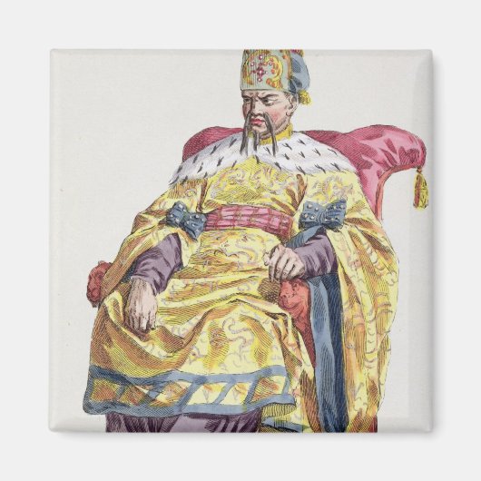 Kang Tsi (1662-1722) Manchu Emperor of China uit Magneet (Voorkant)