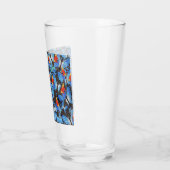 Kanga Blue Beer Glass Glas (Links)