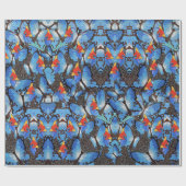 Kanga Blue Wrapping Paper Cadeaupapier (Vlak)