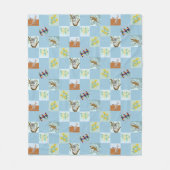 Kanga Koala Platypus and mates Fleece Deken (Voorkant)