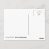 Kangaro op wielen briefkaart (Achterkant)