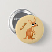 Kangaroo aangepaste tekstknoppen ronde button 5,7 cm (Voorkant /achterkant)