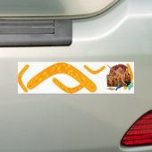 kangaroo, Aborigin, Australië collectie Bumpersticker (Op auto)