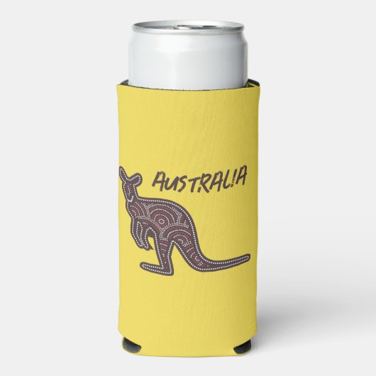 Kangaroo Aboriginal Mosaic (Seltzer Voorkant)