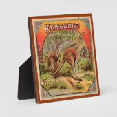 Kangaroo Advertisement Tabletop Fotoplaat (Voorkant)