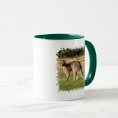 Kangaroo Afbeelding Coffee Mok (Voorkant rechts)