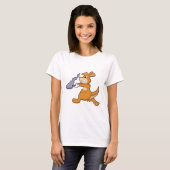 Kangaroo as Cook with Pan T-shirt (Voorkant volledig)