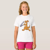 Kangaroo as Cook with Pan T-shirt (Voorkant volledig)