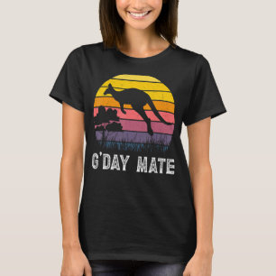 Kangaroo Australia G Day Mate Australia Symbol Wom T-shirt