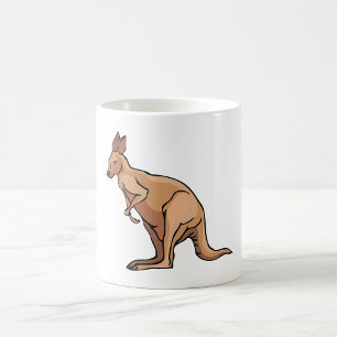 Kangaroo Australian Wildlife Coffee Mok
