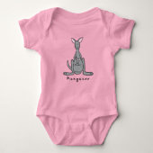 Kangaroo Baby Bodysuit (met basis) (Voorkant)