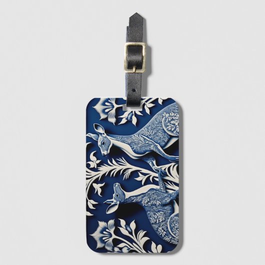 Kangaroo Bagagelabel (Voorkant (verticaal))