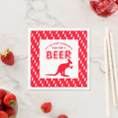 Kangaroo Beer, Australische kerstpartij Servet (Insitu)