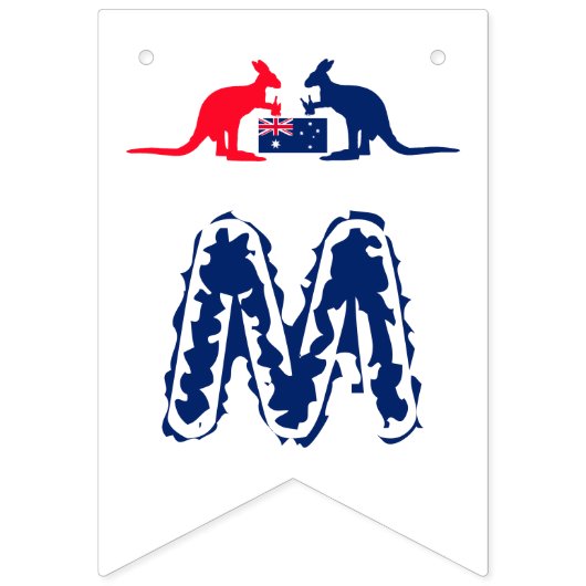 Kangaroo Beer, Australische vlag, kerstfeest Vlaggetjes (Eerste vlag)