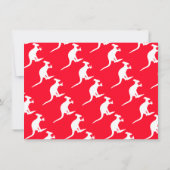 Kangaroo Beer, Carte de Bingo de Noël australienne (Dos)