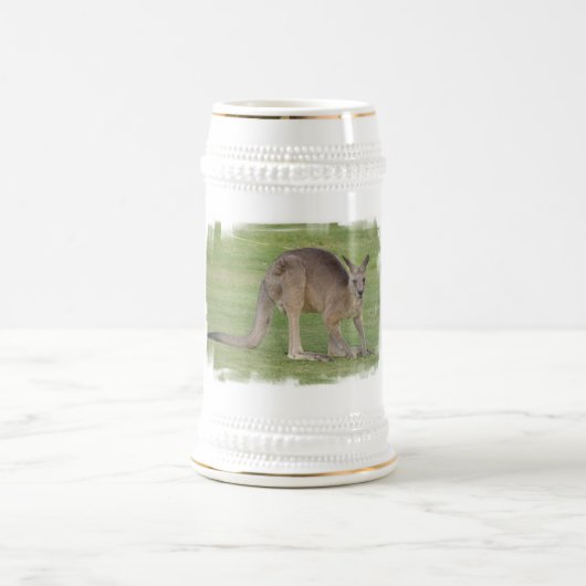 Kangaroo Beer Stein Bierpul (Center)
